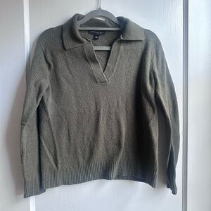 Banana Republic Olive Knit Top